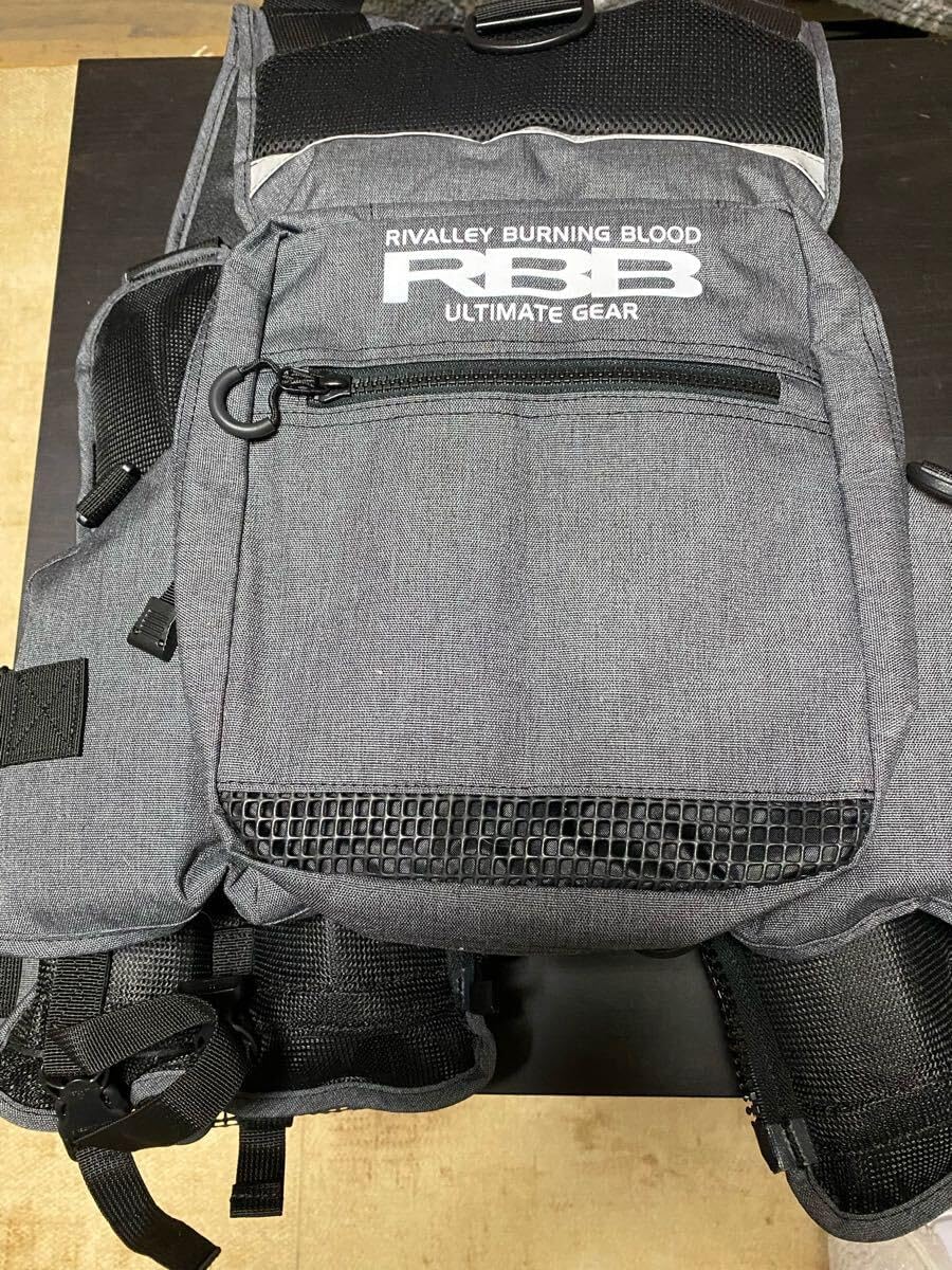 リバレイ RBB コンパクトゲームベスト 7610 グレーデニム リバレイ 7610 RBB コンパクトゲームベスト グレーデニム : 釣具のFTO